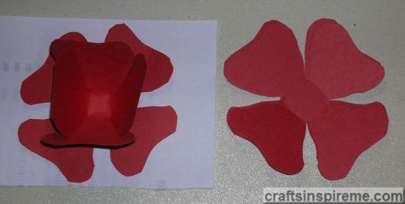 Glue Flower Inside Ring