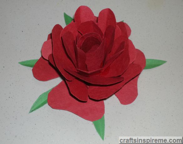 Completed Paper Rose
