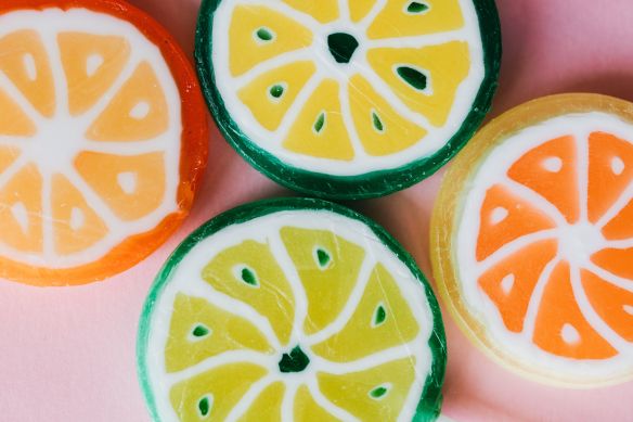 Pulled Sugar Fruit Candy