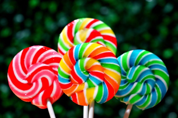 Pulled Sugar Lollipops