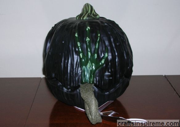 Black Pumpkin Side View