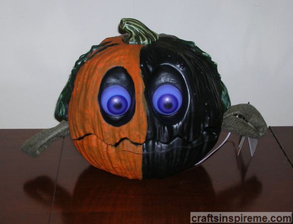 Half Painted Pumpkin
