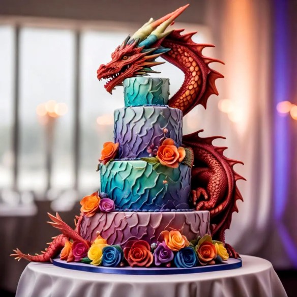 Dragon Wedding Cake